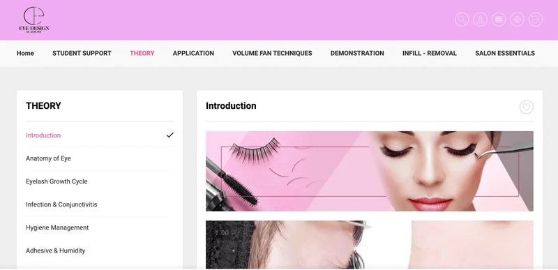 ULTIMATE EYELASH EXTENSIONS ONLINE COURSE