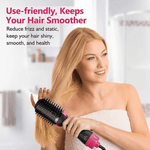 4 In 1 Electric Hair Straightener Brush Styler and Dryer
