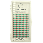 Eye Design 5D C Curl Mini Premade Colour Fan Lash Trays | 0.07 | Single Length (11m)