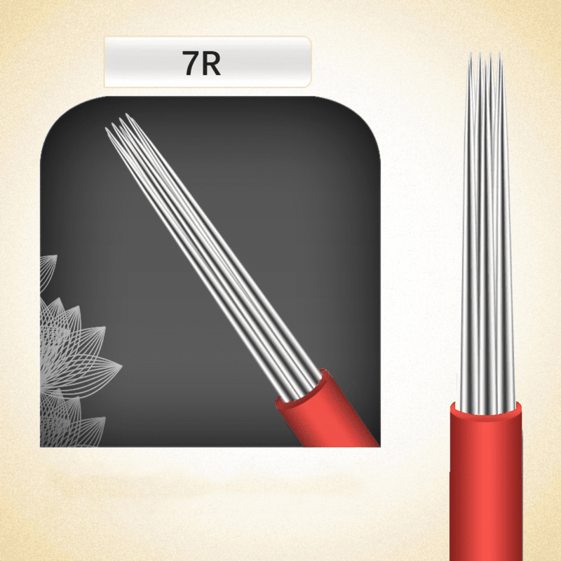 Eye Design 7R Round Fog Nano Microblading Needles 0.25mm (50pcs)