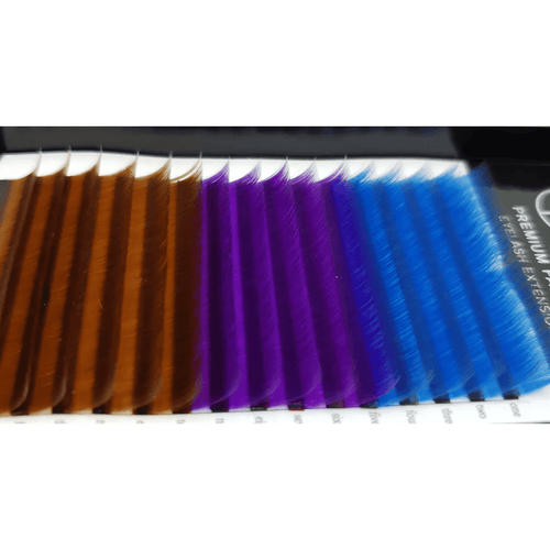 Eye Design C Curl Mixed Colour Lash Tray | 0.05 | Mixed Colour (11mm)