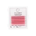 Eye Design Light Pink Colour C Curl Lashes | Mixed Length (8mm-13mm)