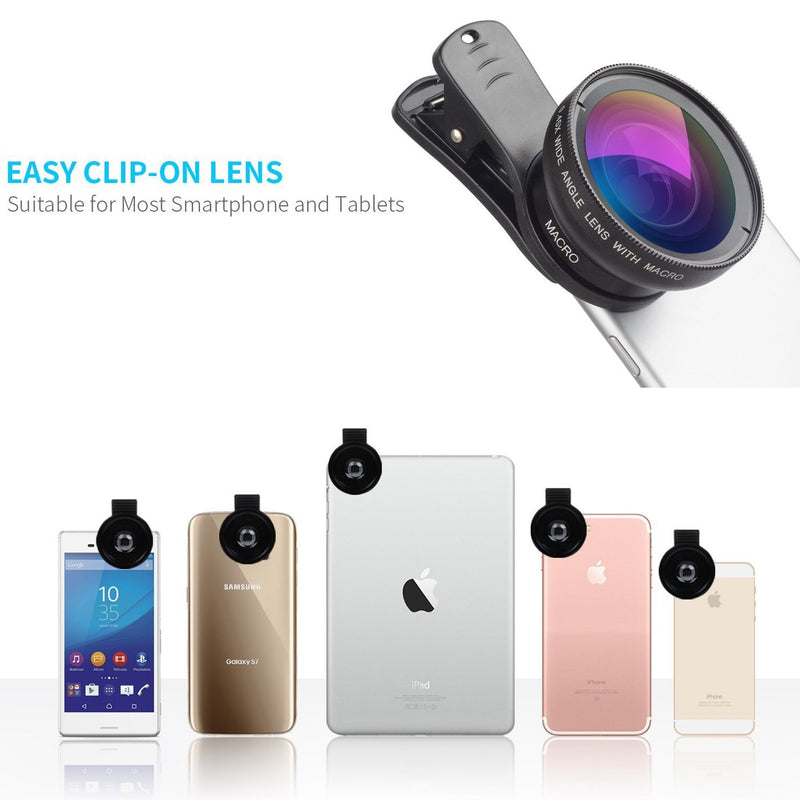 2 in 1 Clip-on Macro & Wide Angle Lens 8