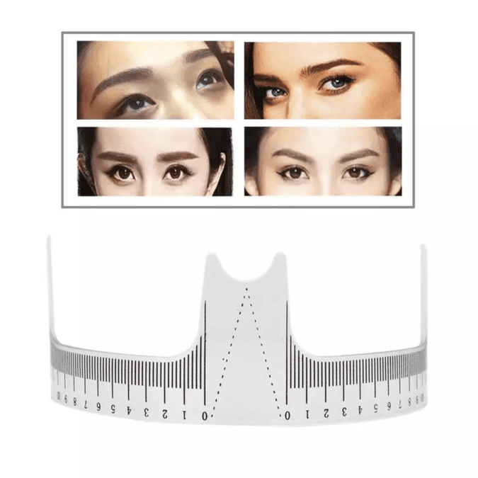 Eye Design Reusable Brow Mapping Ruler w/ Nose Support