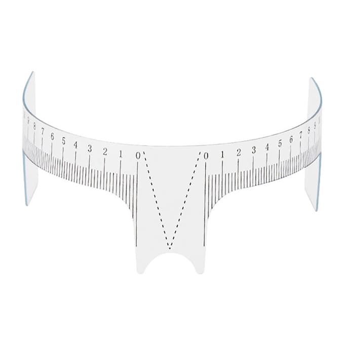 Eye Design Reusable Brow Mapping Ruler w/ Nose Support