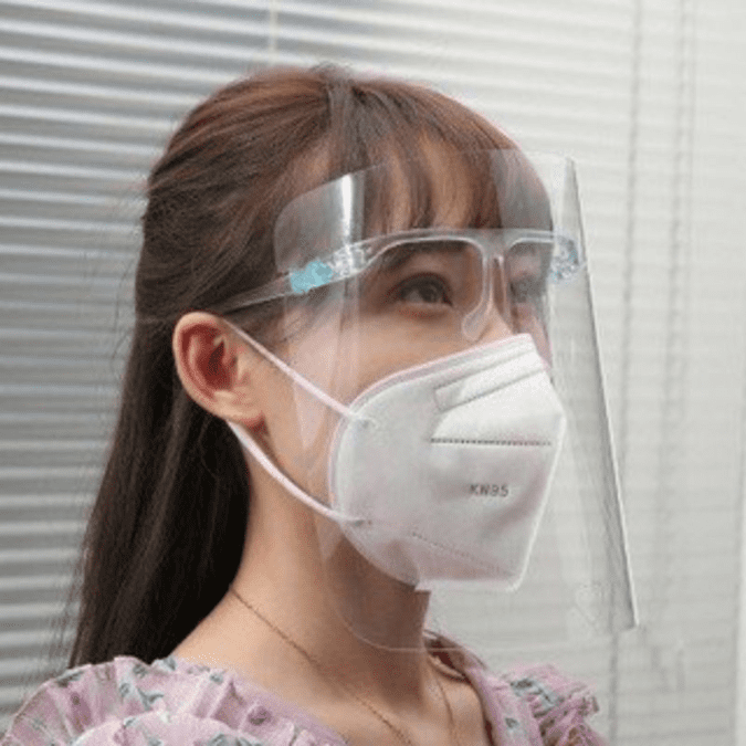 Eye Design Transparent Anti Virus Face Shield Mask