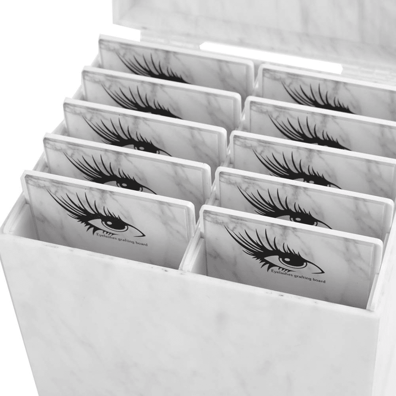 10-layer Acrylic Eyelash Storage Organizer Box