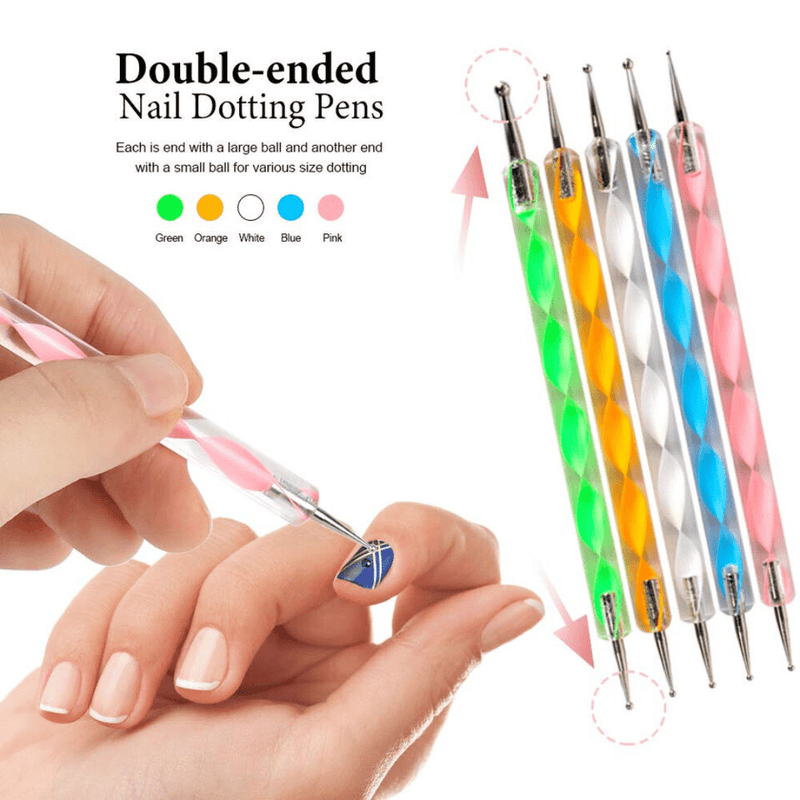 20pcs DIY Nail Art Drawing Brushes Set