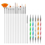 20pcs DIY Nail Art Drawing Brushes Set