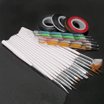 20pcs DIY Nail Art Drawing Brushes Set