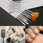 20pcs DIY Nail Art Drawing Brushes Set