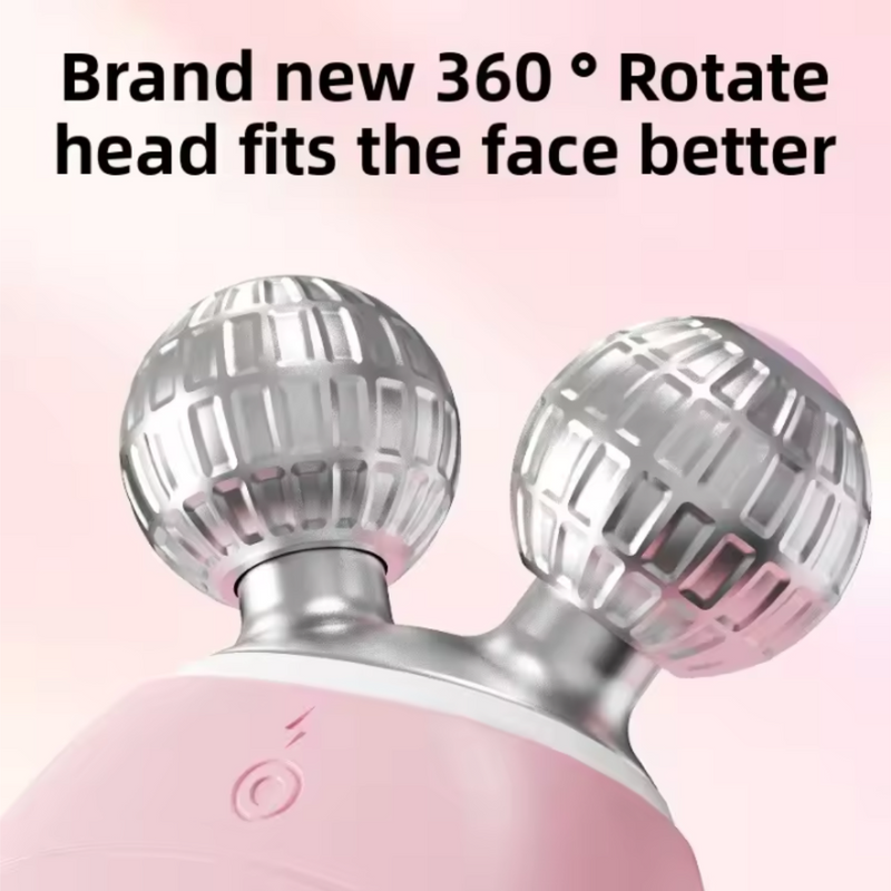3D Roller Electric Silicone Facial Massager