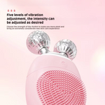 3D Roller Electric Silicone Facial Massager