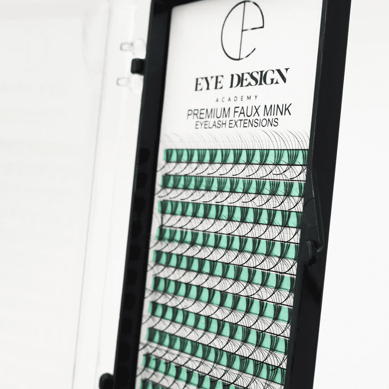 Eye Design 5D D Curl Mini Premade Fan Lash Trays | 0.07 | Single Length