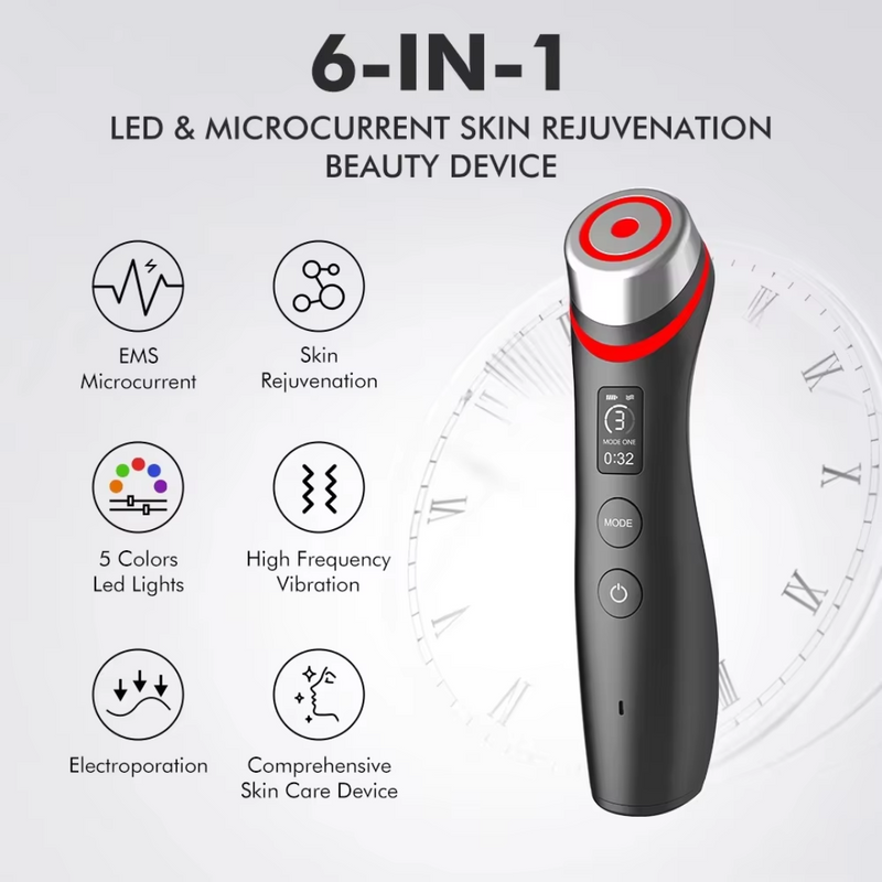 6 in 1 Multifunction Ager Booster Pro Skin Therapy Wand