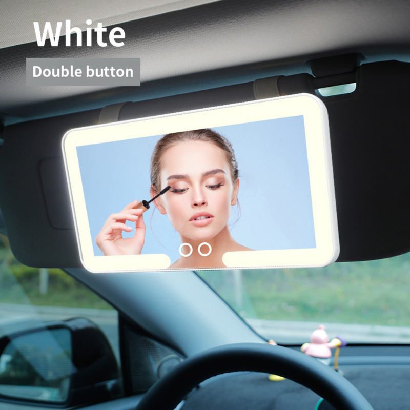 Car Sun Visor Led Light Makeup Mirror