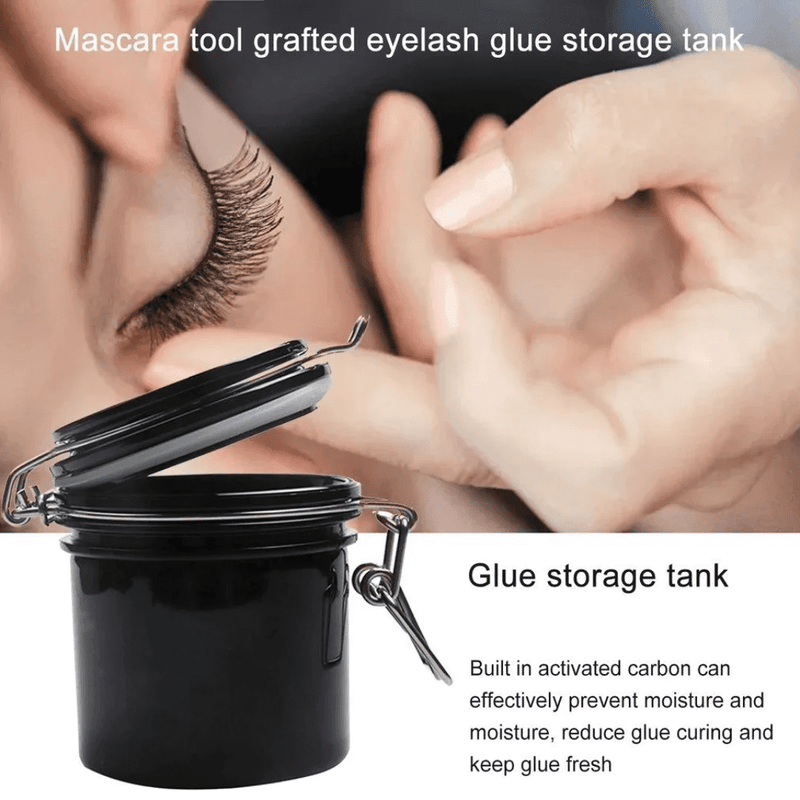 Eye Design Airtight Lash Glue Storage Container