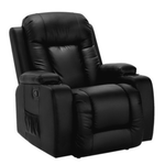 Artiss Heat Leather Electric Massage Chair Recliner