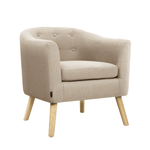 Bandora Fabric Accent Armchairs Sofa