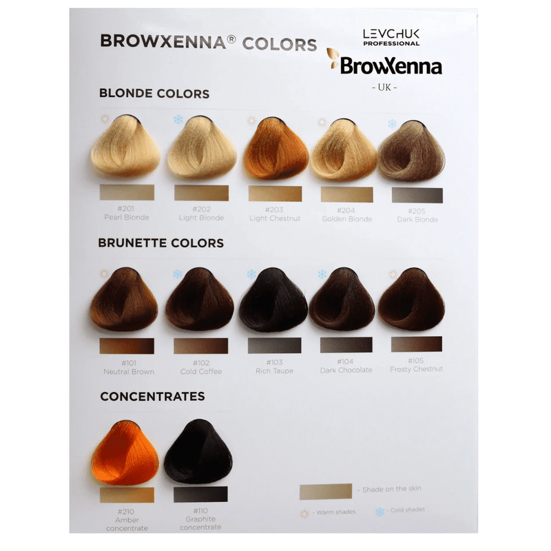 BrowXenna® Eyebrow Henna #105, Frosty Chesnut