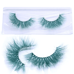 Eye Design Coloured Mink False Eyelashes 25mm 3D (7 pairs)