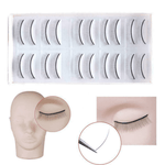 Eye Design Training Mannequin Head + Practice Strip Lashes Combo