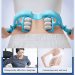 Eye Design Handheld Neck Trigger Point Roller Massager Tool