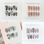 Floral Handmade Press-on Trendy False Nails Charm