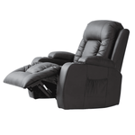 Hipo Leather Electric Heated Massage Recliner