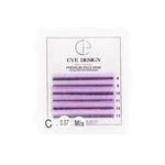 Eye Design Light Violet Colour C Curl Lashes | Mixed Length (8mm-13mm)