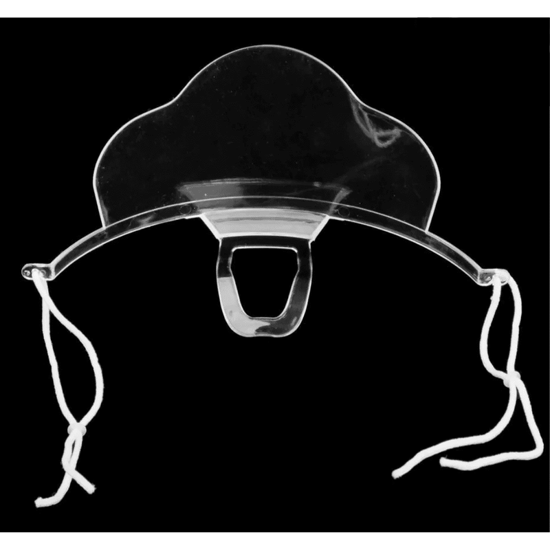 Plastic Transparent Mouth Shield/ Mask