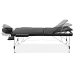 Eye Design Portable Aluminium 3 Fold Treatment Beauty Therapy Table/ Bed 80cm