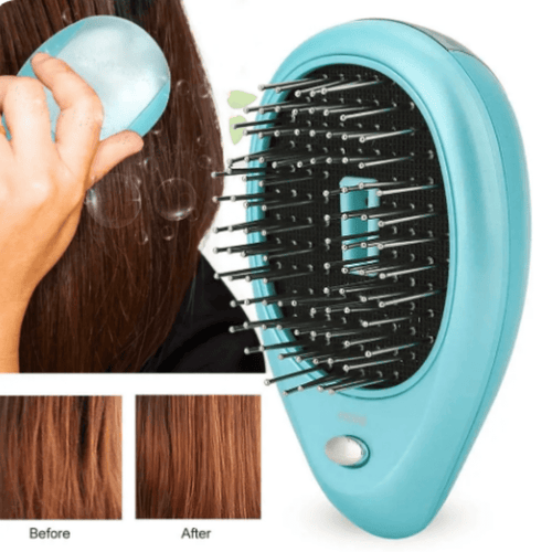 Portable Anti-Static Ionic Electric Massager Hair Brush Comb