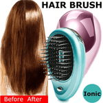 Portable Anti-Static Ionic Electric Massager Hair Brush Comb