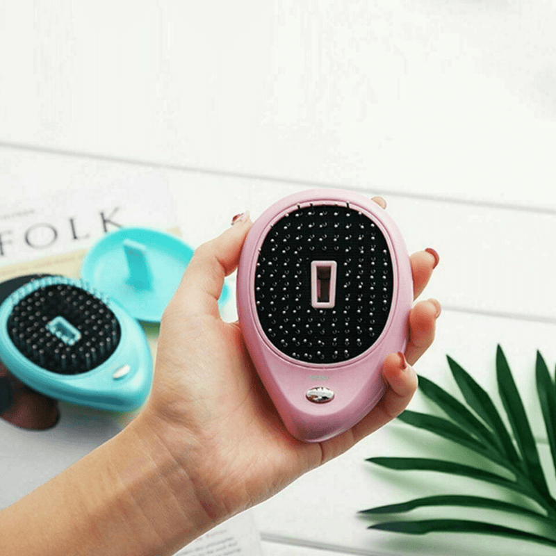 Portable Anti-Static Ionic Electric Massager Hair Brush Comb