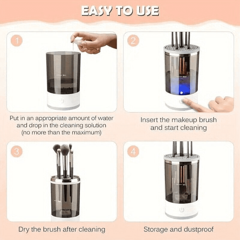 Portable Automatic USB Makeup Cleaner Machine