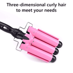 Professional Iron Ceramic Triple Barrel Hair Curler