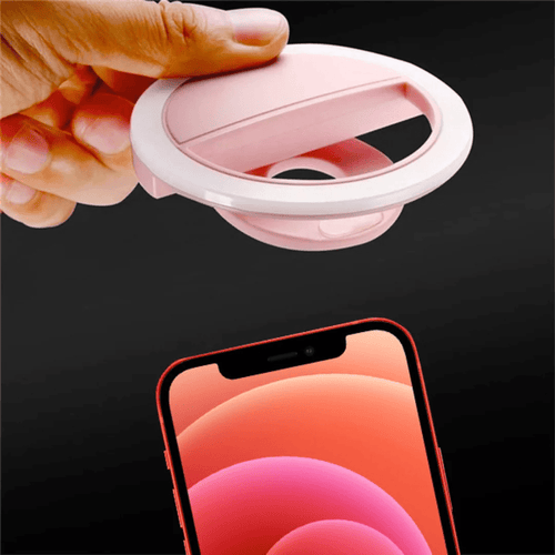 Rechargeable Clip-on Selfie Ring Light