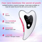 Rechargeable Electric Hot Vibration Face And Neck Massager