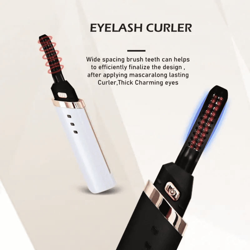 Rechargeable Heated Long Curve Lasting Eyelash Curler