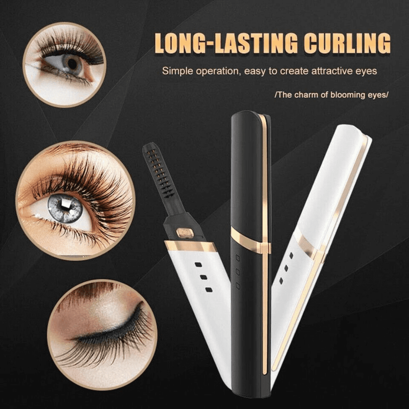 Rechargeable Heated Long Curve Lasting Eyelash Curler