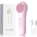 Rechargeable Silicone Ultrasonic Waterproof Facial Cleansing Scrubber