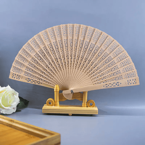Traditional Wooden Hand Fan