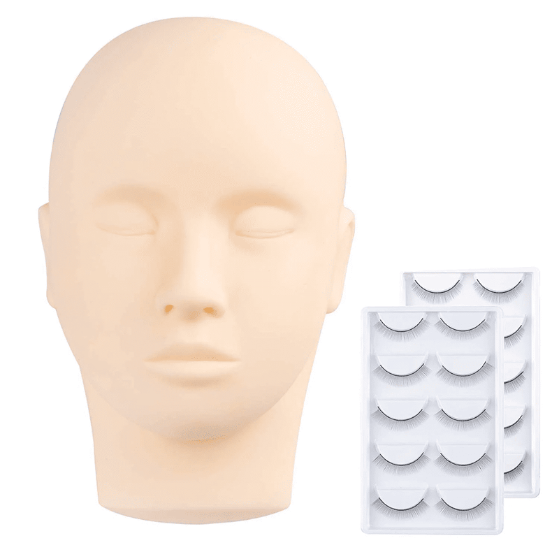Eye Design Training & Practice Mannequin Head