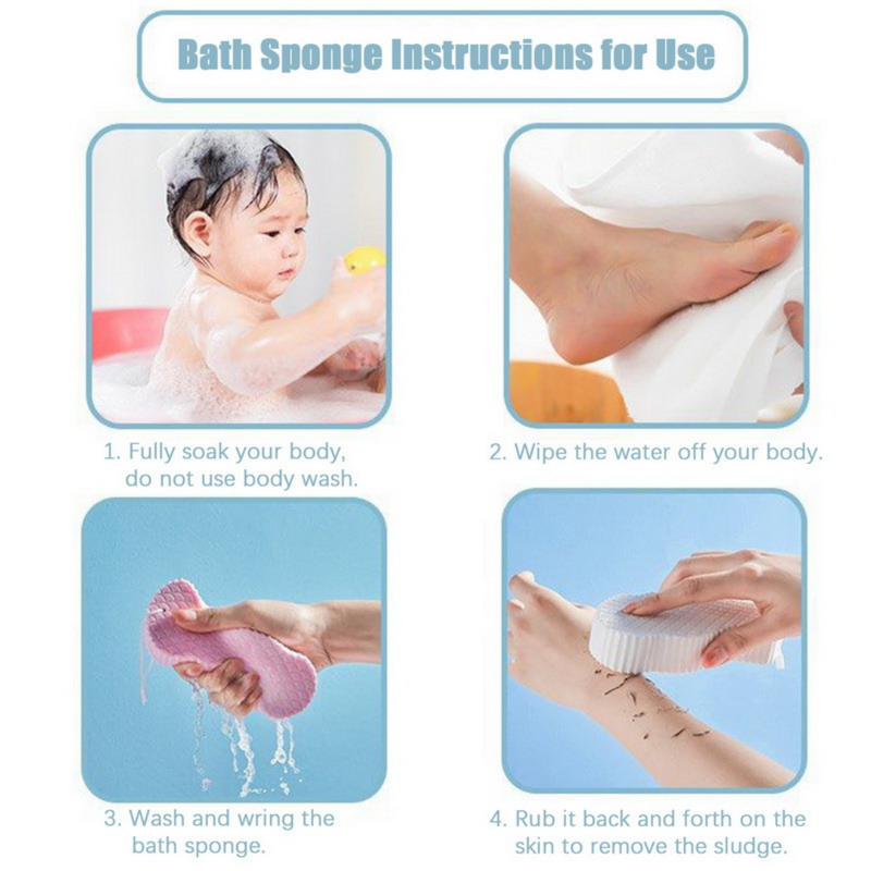 Eye Design Ultra Soft Exfoliating Bath Sponge