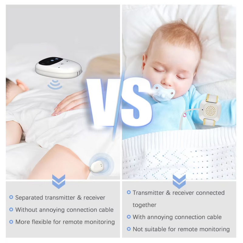 Wireless Bedwetting Kids Vibrating Reminder Alarm Pee Alarm