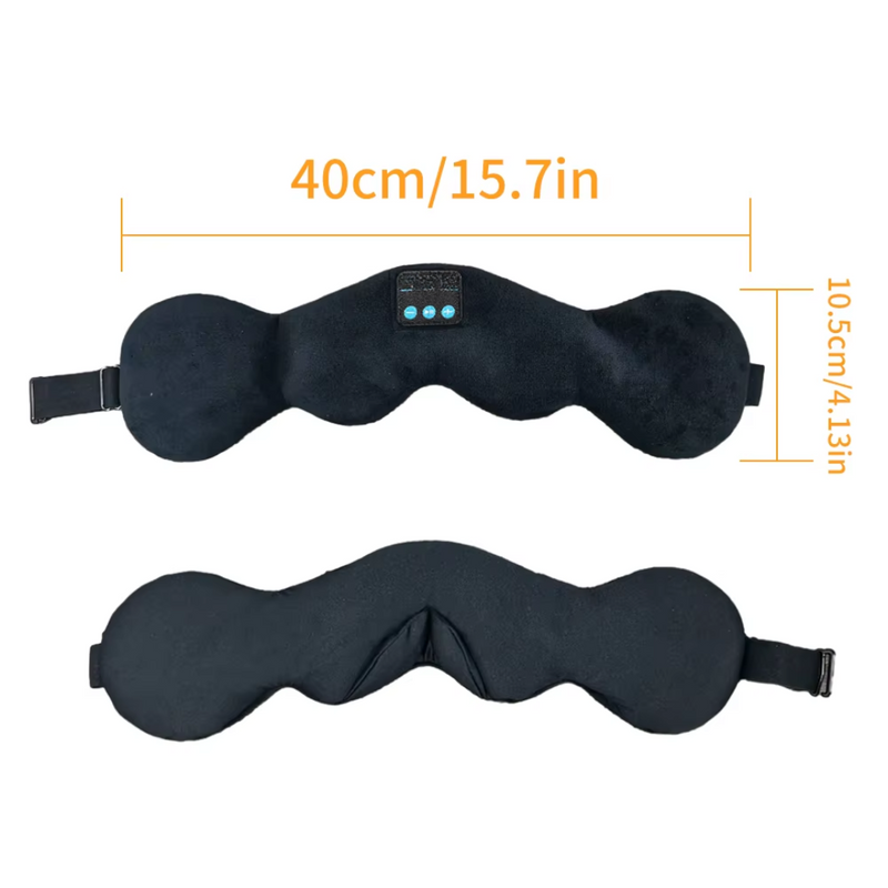 Wireless Bluetooth Sleep Mask with Speaker Microphone Adjustable