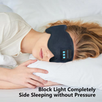 Wireless Bluetooth Sleep Mask with Speaker Microphone Adjustable