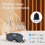 Wireless Bluetooth Sleep Mask with Speaker Microphone Adjustable