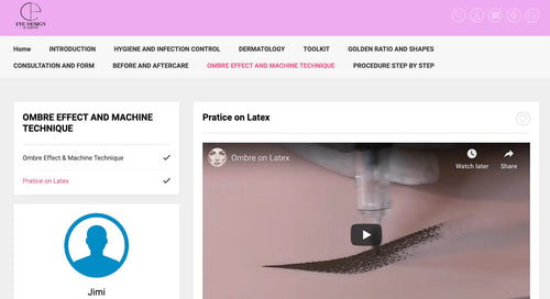 OMBRE BROWS ONLINE COURSE
